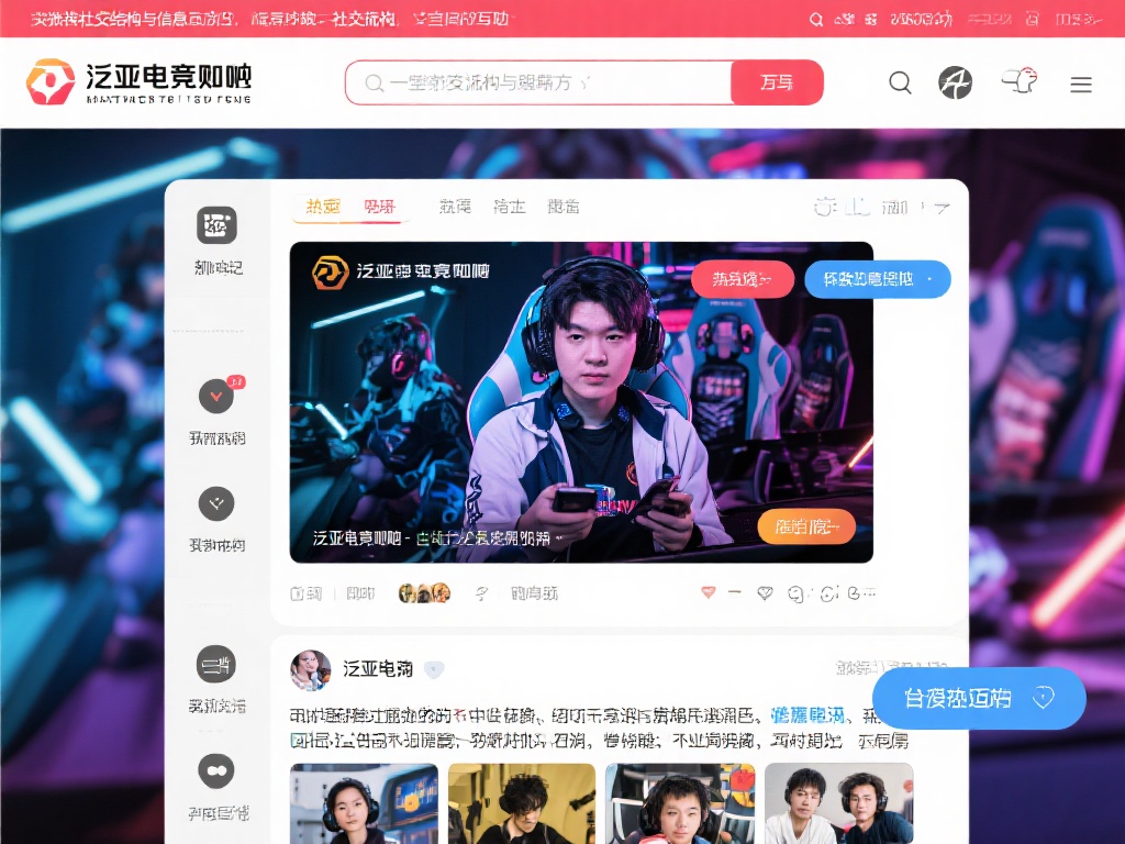 独特的社交结构与信息互动
泛亚电竞贴吧不同于其他